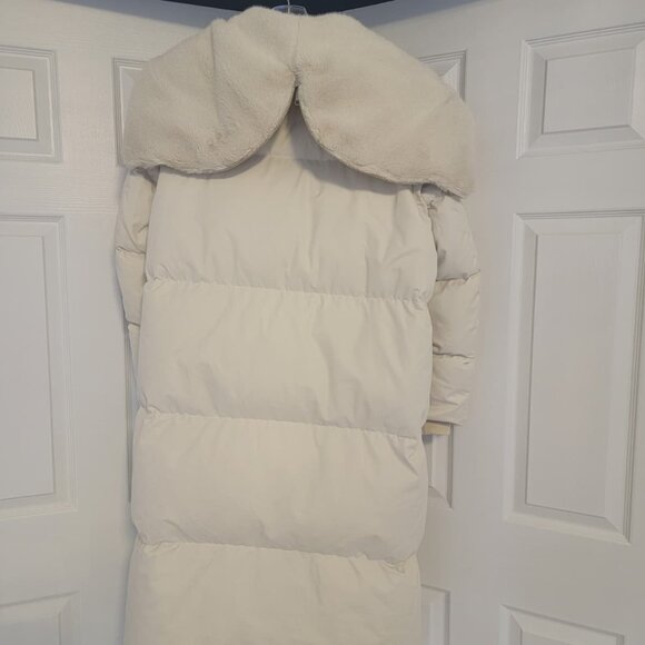 Puffer coat by Banana Repulic, cream, size S - Picture 4 of 9